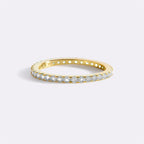 April Birthstone Eternity Stacking Ring