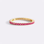 July Birthstone Eternity Stacking Ring