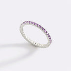 June Birthstone Eternity Stacking Ring