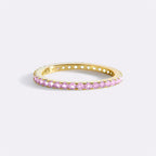 October Birthstone Eternity Stacking Ring