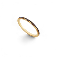 Black Diamond Eternity Stacking Ring