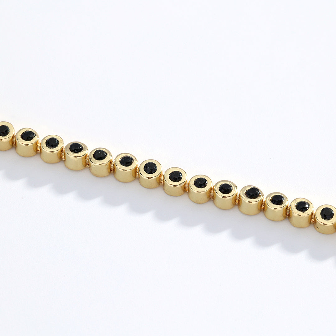 Black Gemstone Bracelet