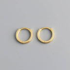 Block Huggie Earrings