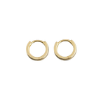 Block Huggie Earrings