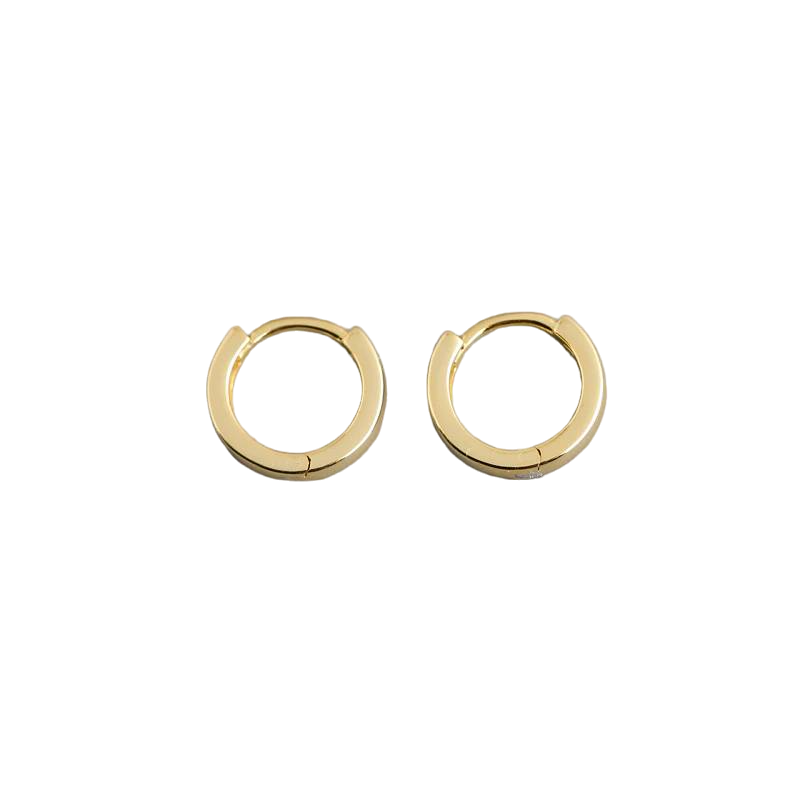 Block Huggie Earrings