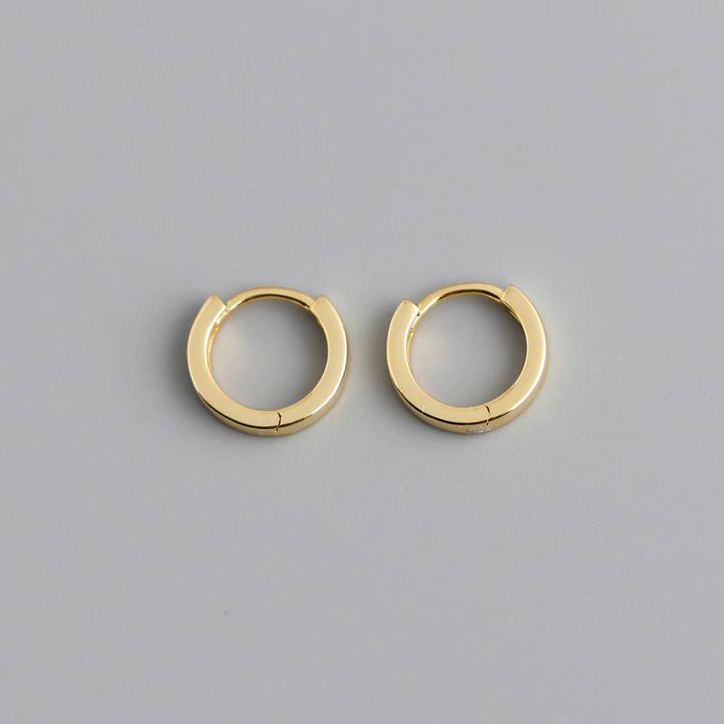 Block Huggie Earrings