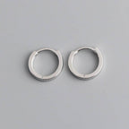 Block Huggie Earrings