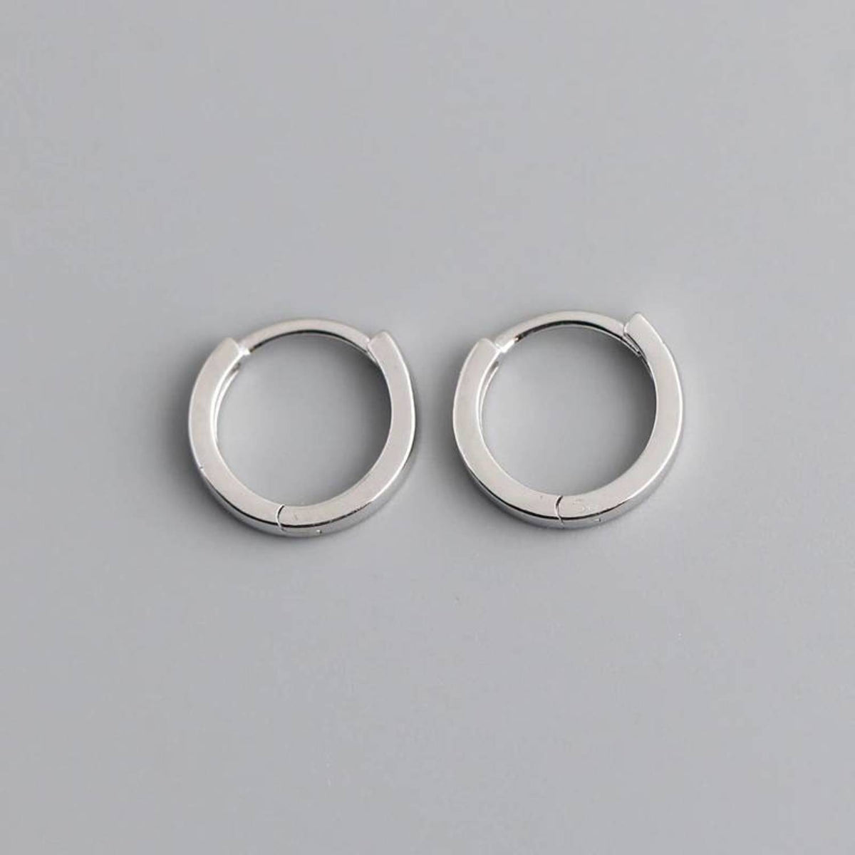 Block Huggie Earrings