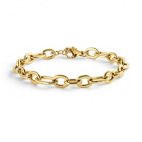 Bold Linked Paperclip Bracelet