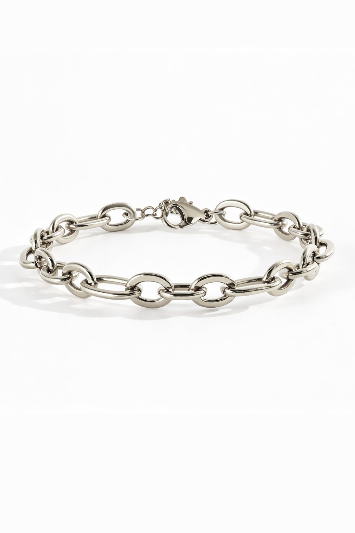 Bold Linked Paperclip Bracelet
