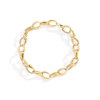 Bold Cable Link Charm Bracelet