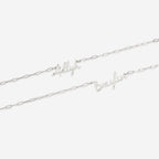 Fairy Name Necklace with Paperclip Chain