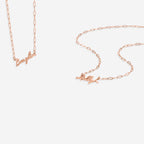 Fairy Name Necklace with Paperclip Chain