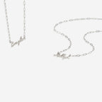 Fairy Name Necklace with Paperclip Chain