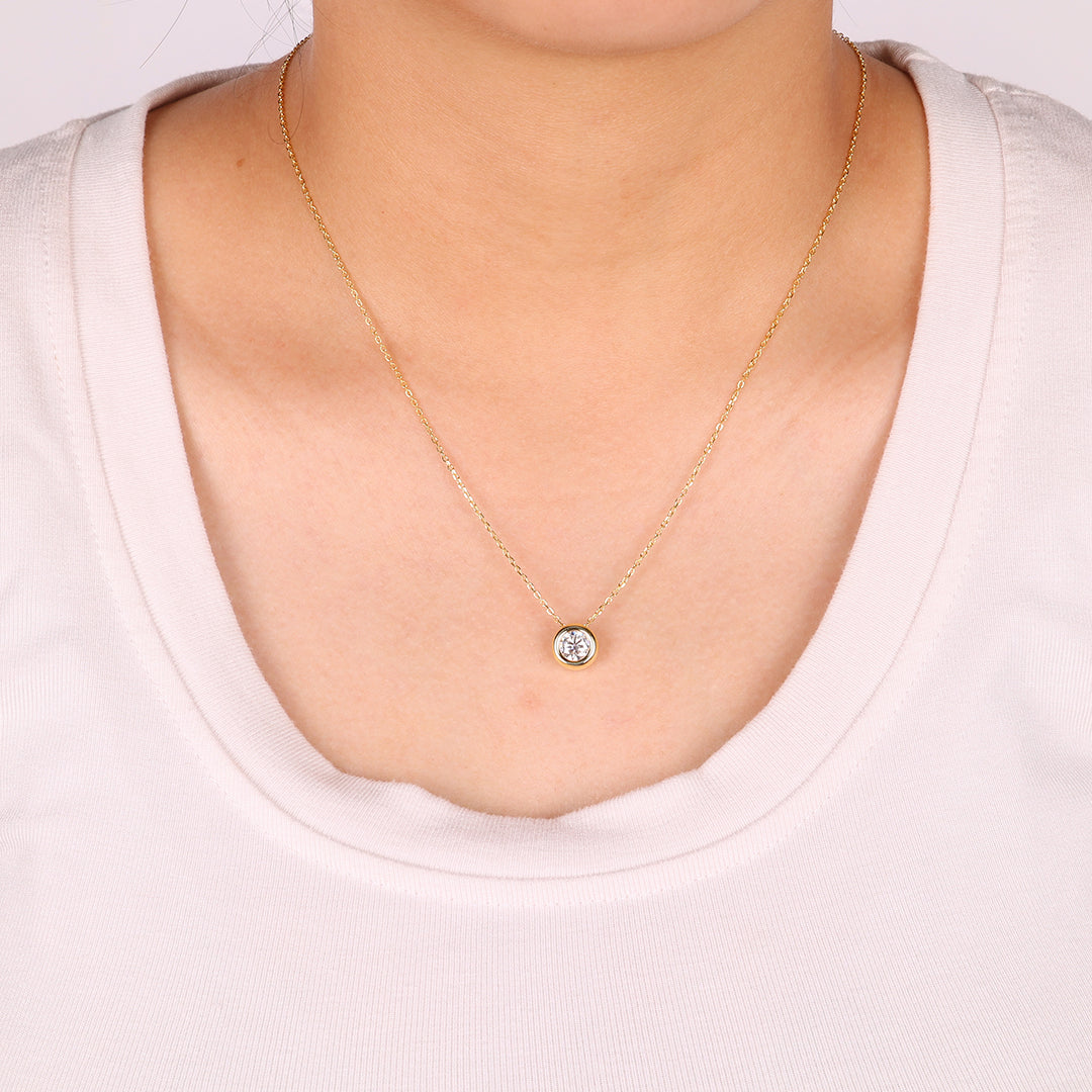 Bubble Solitaire Necklace