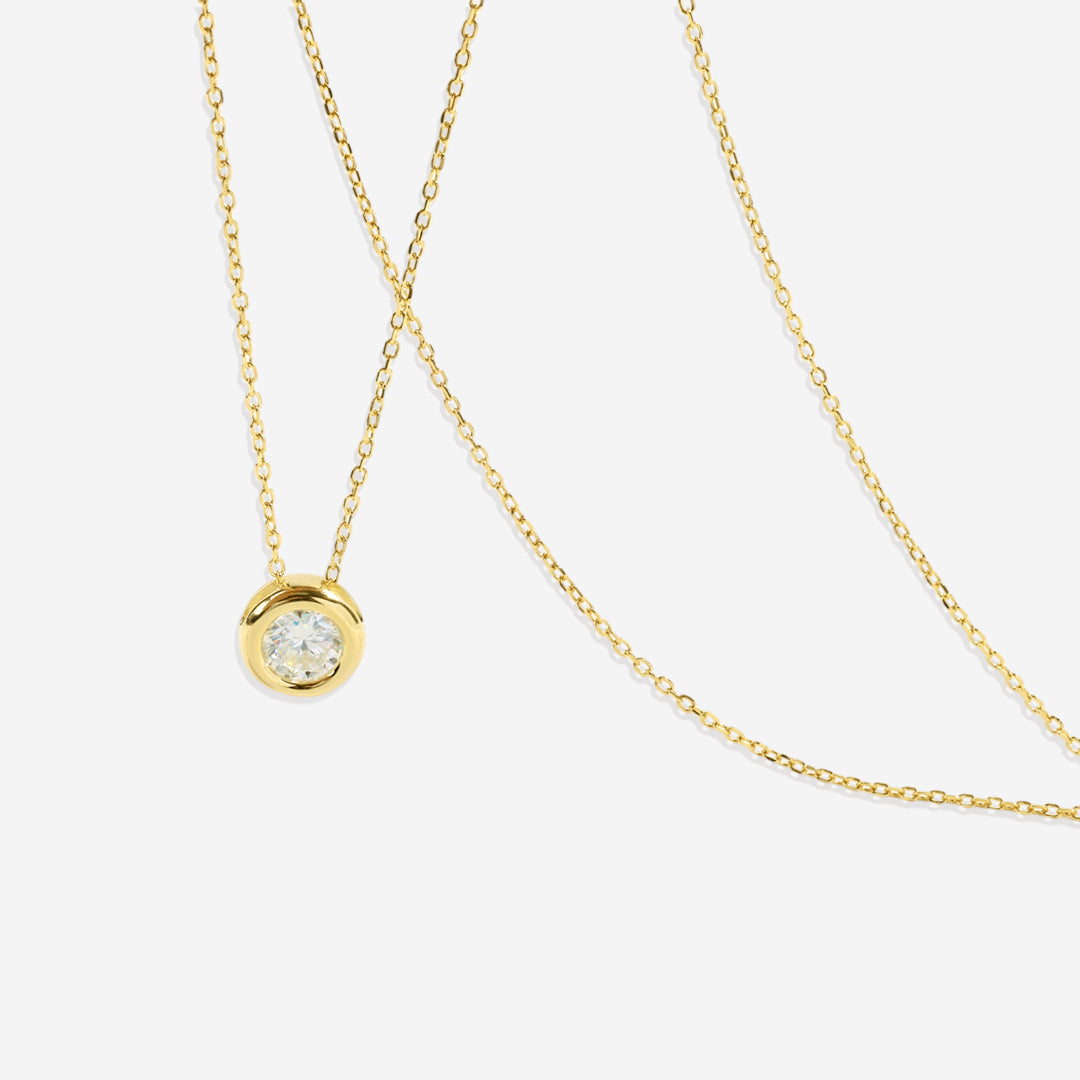 Bubble Solitaire Necklace