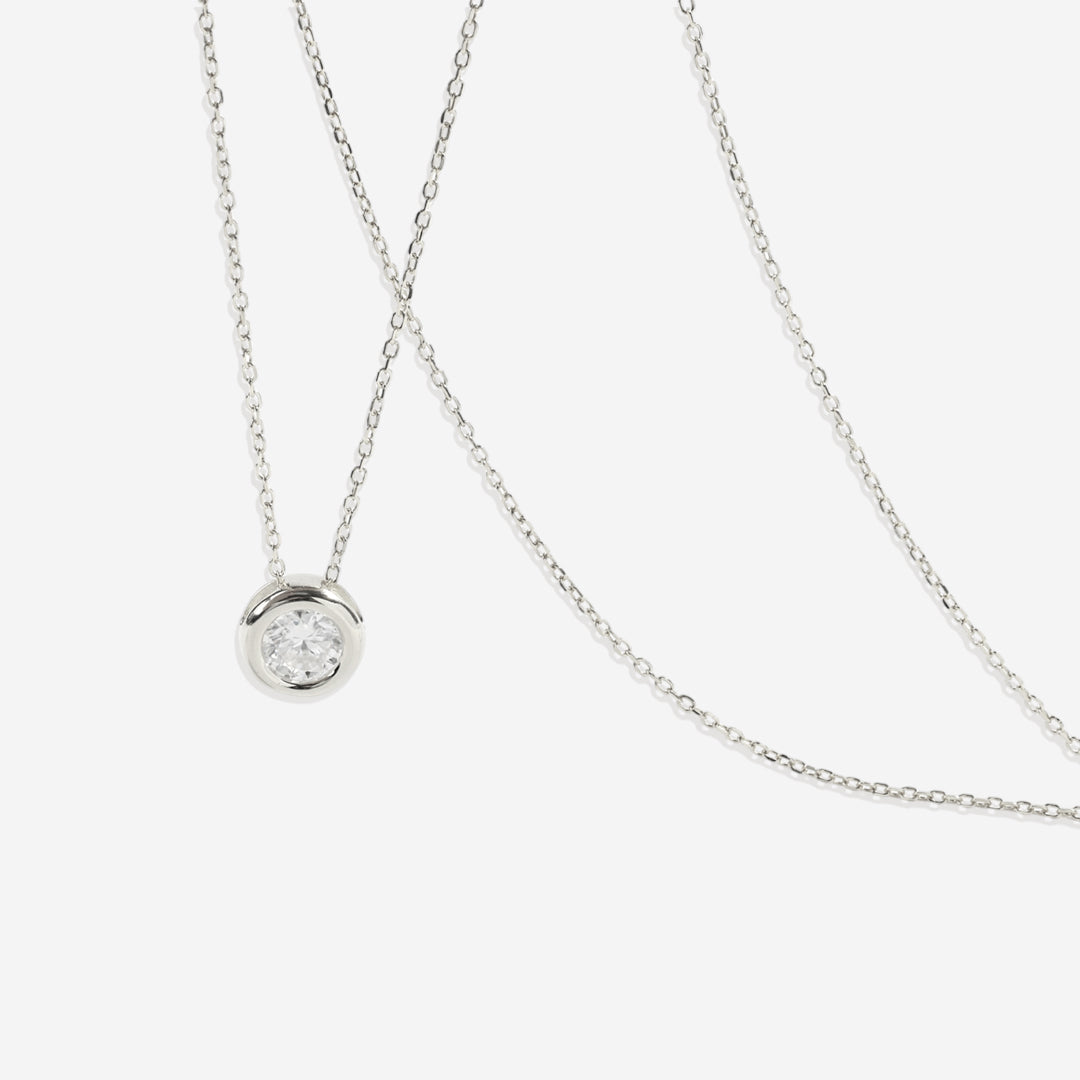 Bubble Solitaire Necklace