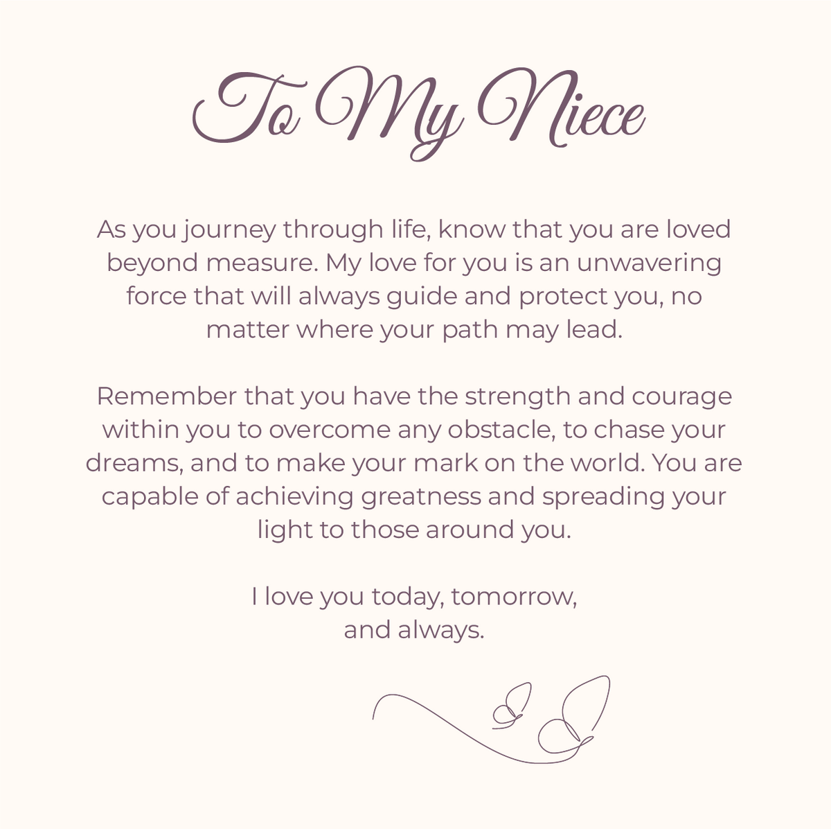 To My Niece Mermaid Bracelet