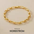 Chunky Paperclip Chain Bracelet