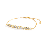 Graduated Bezel Bracelet