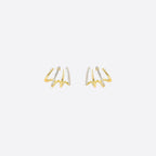 Claw Stud Wrap Earrings