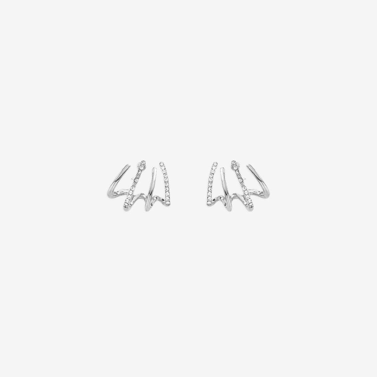 Claw Stud Wrap Earrings
