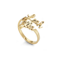 Double Name Ring