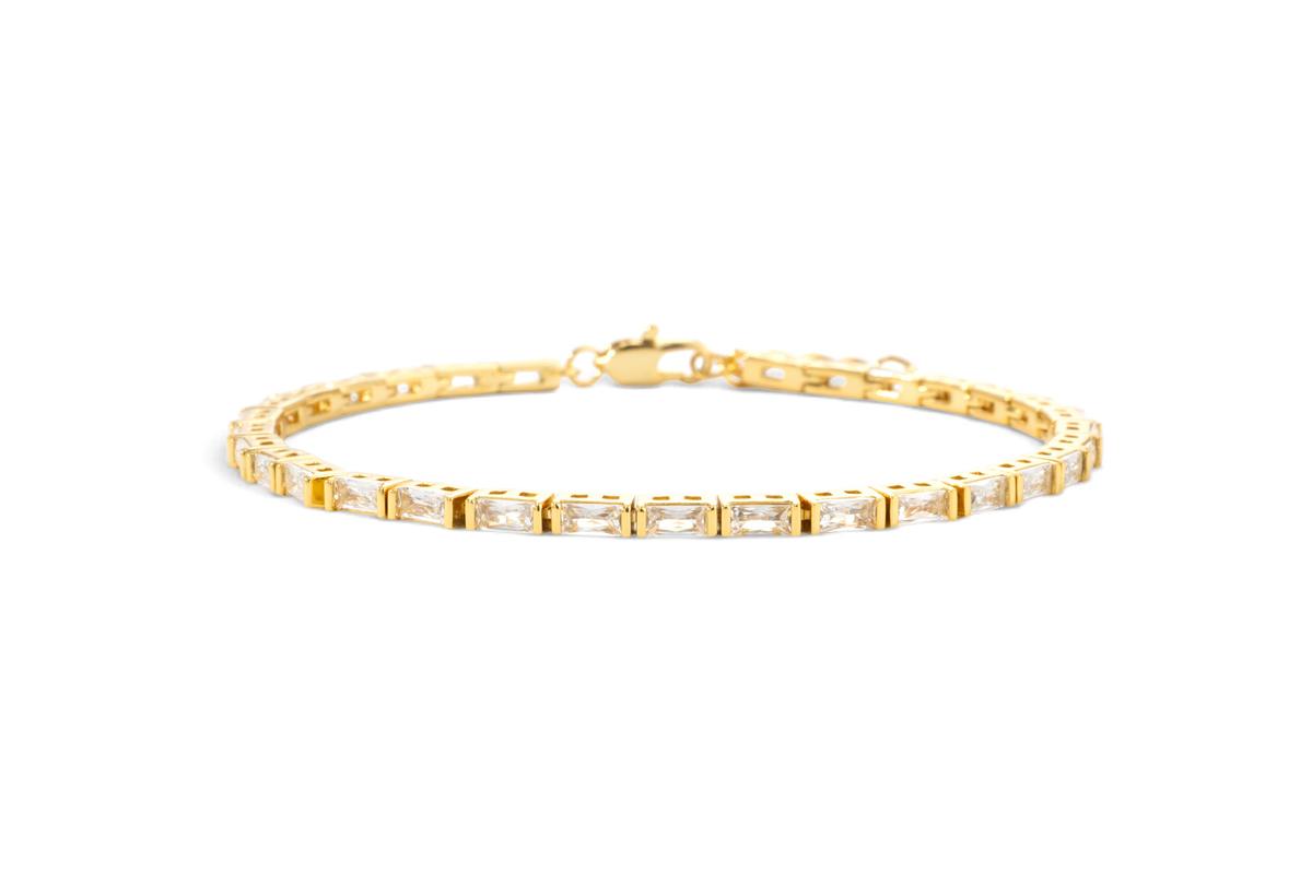 Dainty Baguette Tennis Bracelet