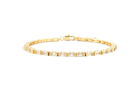 Dainty Baguette Tennis Bracelet