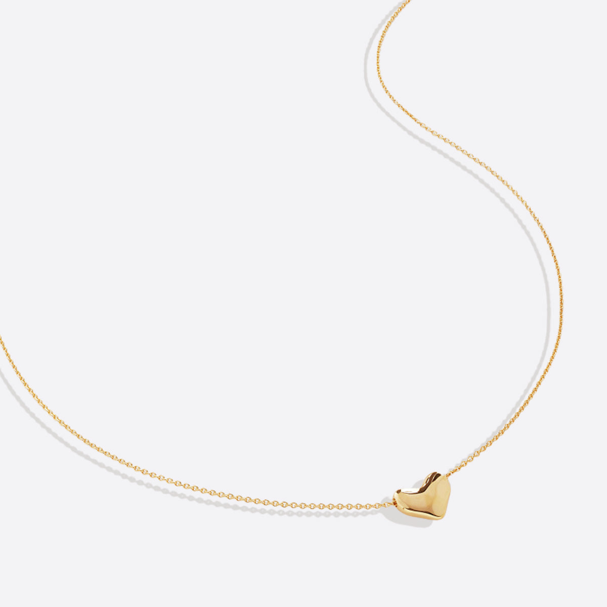 Dainty Bubble Heart Necklace