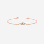 Dainty Evil Eye Charm Bracelet