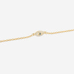 Dainty Evil Eye Charm Bracelet