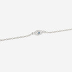 Dainty Evil Eye Charm Bracelet