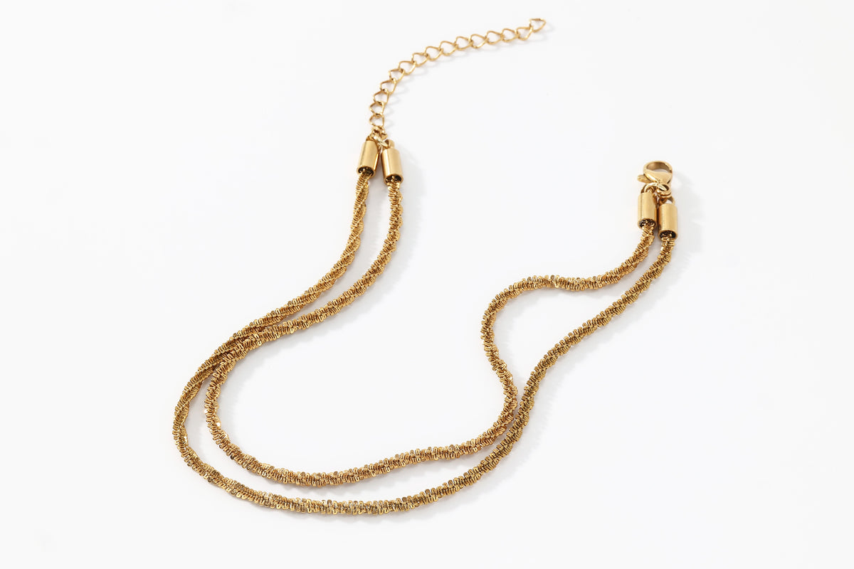 Dainty Layered Anklet