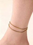 Dainty Layered Anklet