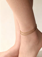 Dainty Layered Anklet