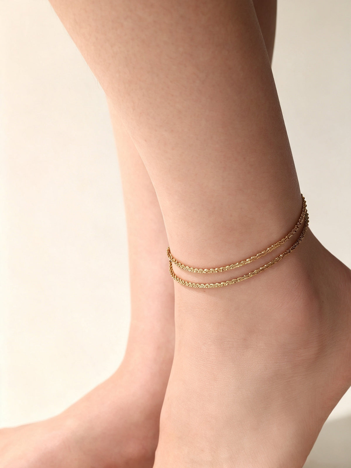 Dainty Layered Anklet