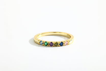 Dainty Stackable Birthstone Ring