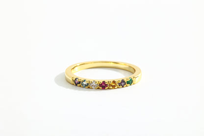 Dainty Stackable Birthstone Ring