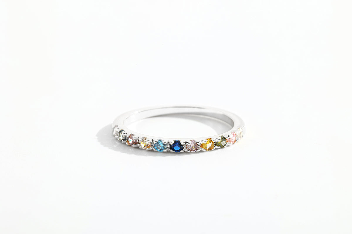 Dainty Stackable Birthstone Ring