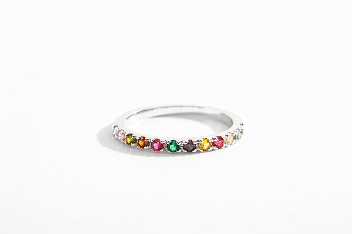 Dainty Stackable Birthstone Ring
