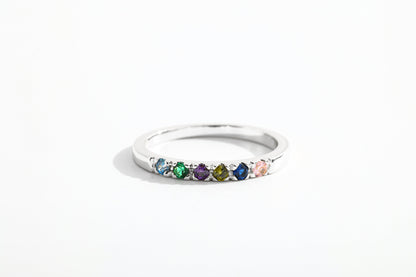 Dainty Stackable Birthstone Ring