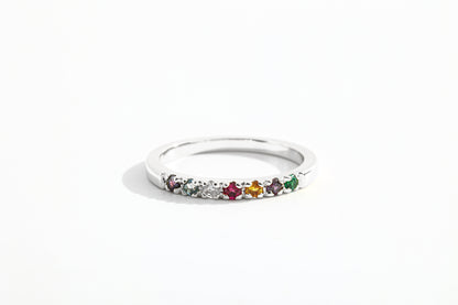 Dainty Stackable Birthstone Ring