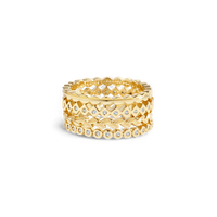 Dainty Gold Mini Ring Set