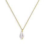 Dainty Pearl Drop Necklace