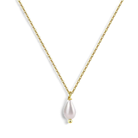 Dainty Pearl Drop Necklace