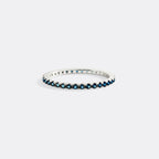 December Birthstone Eternity Stacking Ring