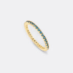 December Birthstone Eternity Stacking Ring
