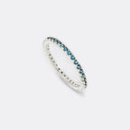 December Birthstone Eternity Stacking Ring