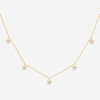 Diamond Flower Necklace